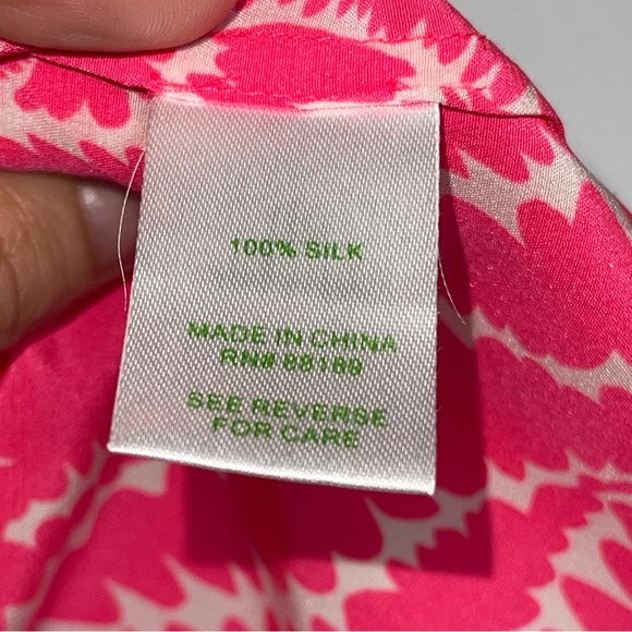 SOLD- Lilly Pulitzer Dahlia Splash Show Your Stripe Sleeveless Blouse NWOT Sz XS - Picture 5 of 6